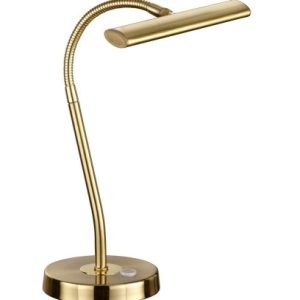 Lampka biurkowa regulowana CURTIS złota LED 4W Ciepła biel wys:35cm Trio 904759 Lampka biurkowa regulowana CURTIS złota LED 4W Ciepła biel wys:35cm Trio 904759