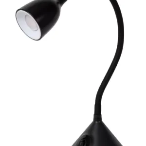 Lampka biurkowa regulowana Milo czarna LED 3.2W Ciepła biel wys:50cm Lucide 904833 Lampka biurkowa regulowana Milo czarna LED 3.2W Ciepła biel wys:50cm Lucide 904833