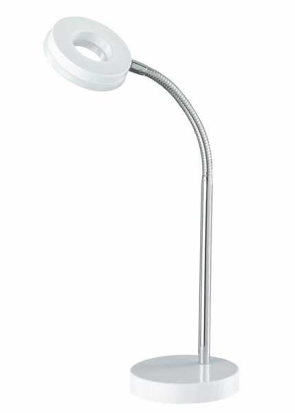 Lampka biurkowa RENNES biała LED 4W Ciepła biel wys:40cm RL 1017512