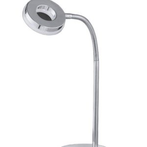 Lampka biurkowa RENNES srebrno-biała LED 4W Ciepła biel wys:40cm RL 1017534 Lampka biurkowa RENNES srebrno-biała LED 4W Ciepła biel wys:40cm RL 1017534