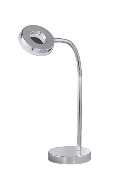 Lampka biurkowa RENNES srebrno-biała LED 4W Ciepła biel wys:40cm RL 1017534