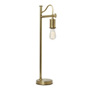 Lampka biurkowa retro mosiężna Douille 1xE27x60W wys:68,6cm Elstead 843912 Lampka biurkowa retro mosiężna Douille 1xE27x60W wys:68,6cm Elstead 843912