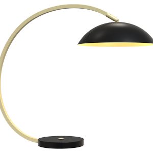 Lampka biurkowa Rosskoff LED metalowa czarno-złota 111615 Lampka biurkowa Rosskoff LED metalowa czarno-złota 111615
