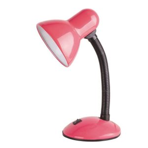 Lampka biurkowa różowa Dylan 1xE27x40W wys:34,5cm Rabalux 953533 Lampka biurkowa różowa Dylan 1xE27x40W wys:34,5cm Rabalux 953533