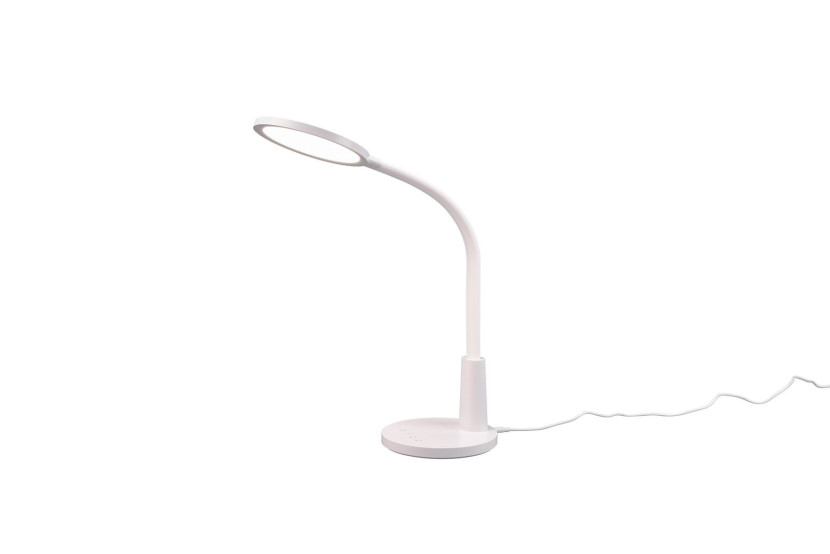 Lampka biurkowa SALLY biała LED 8W Neutralna biel wys:36cm RL 903641