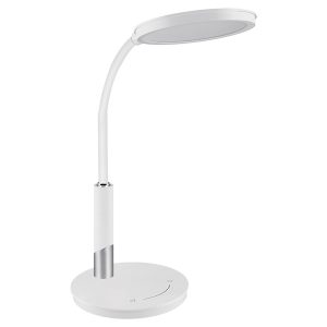 Lampka biurkowa Samuel LED aluminiowa biała 178754 Lampka biurkowa Samuel LED aluminiowa biała 178754