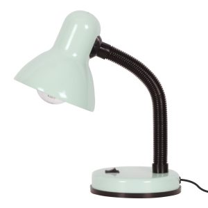 Lampka biurkowa seledynowo-czarna CARIBA 1xE27x25W wys:30cm Kaja 904595 Lampka biurkowa seledynowo-czarna CARIBA 1xE27x25W wys:30cm Kaja 904595