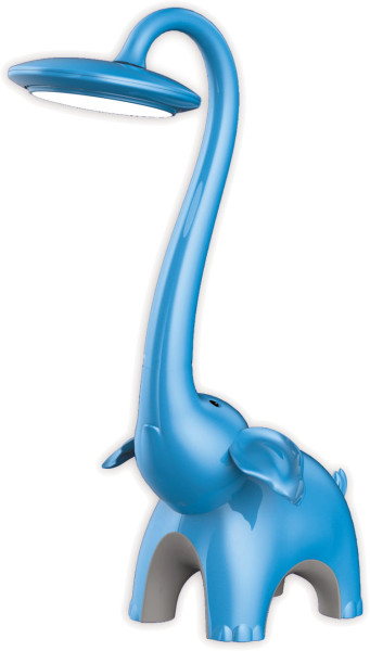 Lampka biurkowa SLONIK niebieska LED 6W Odcienie bieli wys:38cm Kaja 1017457