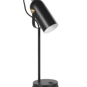 Lampka biurkowa stołowa metalowa czarna 60931 Lampka biurkowa stołowa metalowa czarna 60931