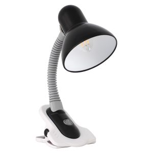 Lampka biurkowa Suzi z klipsem stalowa czarna 57692 Lampka biurkowa Suzi z klipsem stalowa czarna 57692
