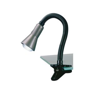 Lampka biurkowa szara FLEXO 1xE14x18W wys:30cm Trio 904768 Lampka biurkowa szara FLEXO 1xE14x18W wys:30cm Trio 904768