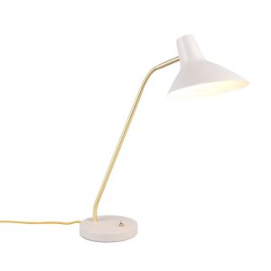 Lampka biurkowa szaro-mosiężny TRAVELLER 1xE27x10W wys:54cm Trio 904684 Lampka biurkowa szaro-mosiężny TRAVELLER 1xE27x10W wys:54cm Trio 904684