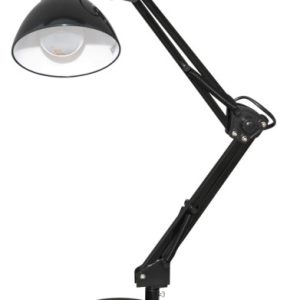 Lampka biurkowa szkolna czarna COSMO 1xE27x60W wys:55cm Kaja 904821 Lampka biurkowa szkolna czarna COSMO 1xE27x60W wys:55cm Kaja 904821