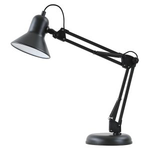Lampka biurkowa Tiago metalowa czarna 209837 Lampka biurkowa Tiago metalowa czarna 209837