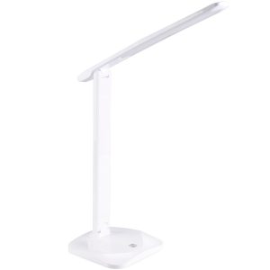 Lampka biurkowa TOLEDO biała LED 8W Odcienie bieli wys:40cm Polux 904602 Lampka biurkowa TOLEDO biała LED 8W Odcienie bieli wys:40cm Polux 904602