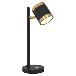 Lampka biurkowa Toulouse LED metalowa czarna 111622 Lampka biurkowa Toulouse LED metalowa czarna 111622