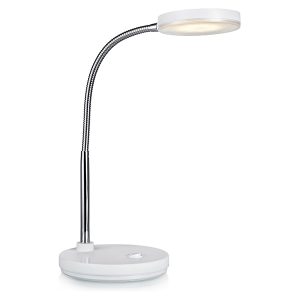 Lampka biurkowa Tulip LED metalowa biała 62523 Lampka biurkowa Tulip LED metalowa biała 62523