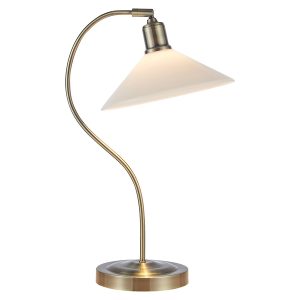 Lampka biurkowa Vela metalowa złoto-biała 577913 Lampka biurkowa Vela metalowa złoto-biała 577913
