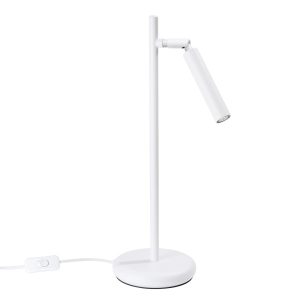 Lampka biurkowa VELINO biały 1xG9x8W wym:43x14x20cm IP20 Pure Lume 1017504 Lampka biurkowa VELINO biały 1xG9x8W wym:43x14x20cm IP20 Pure Lume 1017504