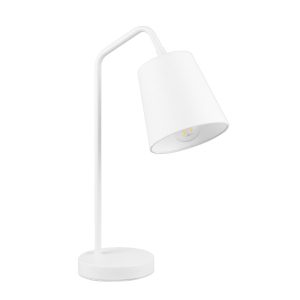 Lampka biurkowa z abażurem biała Buddy 1xE27x40W wys:45cm RL 904785 Lampka biurkowa z abażurem biała Buddy 1xE27x40W wys:45cm RL 904785