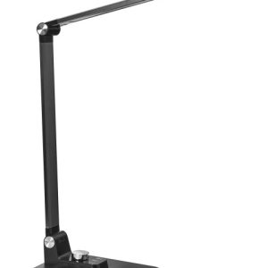 Lampka biurkowa z bezprzewodowa ładowarka i ściemniaczem czarna 802876 Lampka biurkowa z bezprzewodowa ładowarka i ściemniaczem czarna 802876