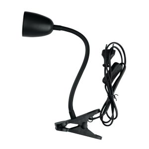 Lampka biurkowa z klipsem czarna LED 4W Neutralna biel wys:43cm DPM 903626 Lampka biurkowa z klipsem czarna LED 4W Neutralna biel wys:43cm DPM 903626