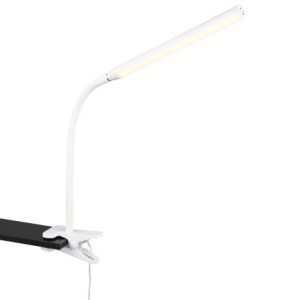 Lampka biurkowa z klipsem NEVADA biały mat LED 5W wys:38cm RL 904693 Lampka biurkowa z klipsem NEVADA biały mat LED 5W wys:38cm RL 904693