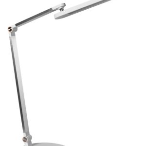 Lampka biurkowa z ładowarką indukcyjną i regulowanym kloszem biała 802848 Lampka biurkowa z ładowarką indukcyjną i regulowanym kloszem biała 802848