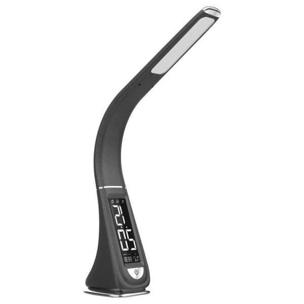 Lampka biurkowa z wyświtlaczem Lionel czarna LED 5W wys:33,5cm Rabalux 953523