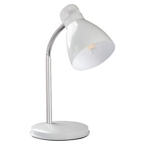 Lampka biurkowa Zara stalowa biała 685629 Lampka biurkowa Zara stalowa biała 685629