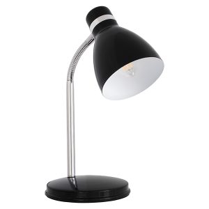 Lampka biurkowa Zara stalowa czarna 57696 Lampka biurkowa Zara stalowa czarna 57696