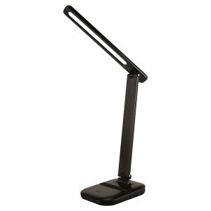 Lampka biurkowa Zet LED z tworzywa sztucznego czarna 178680 Lampka biurkowa Zet LED z tworzywa sztucznego czarna 178680