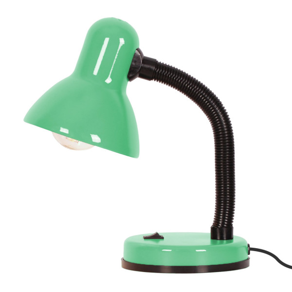 Lampka biurkowa zielono-czarna CARIBA 1xE27x25W wys:30cm Kaja 904705