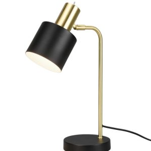 Lampka biurkowa złoto-czarna ADAM 1xE14x10W wys:43,5cm RL 904781 Lampka biurkowa złoto-czarna ADAM 1xE14x10W wys:43,5cm RL 904781