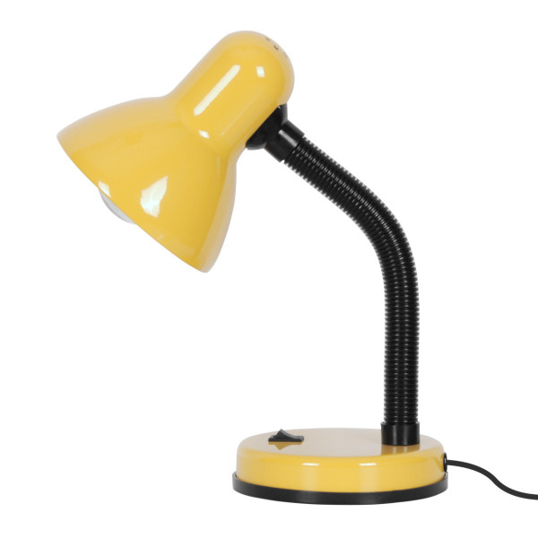 Lampka biurkowa żółto-czarna CARIBA 1xE27x25W wys:30cm Kaja 904628
