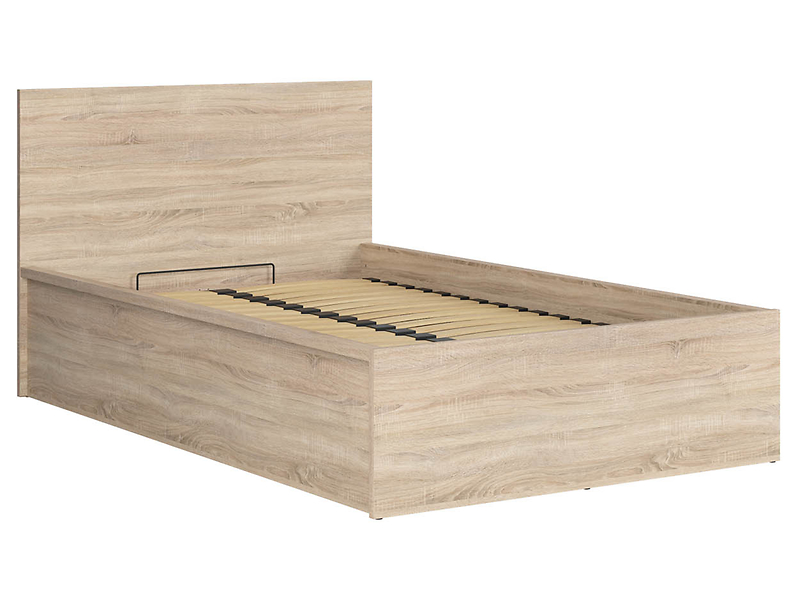 Łóżko Tetrix 120x200 ze stelażem i pojemnikiem dąb sonoma 29402