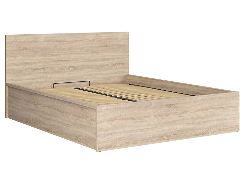 Łóżko Tetrix 160x200 ze stelażem i pojemnikiem dąb sonoma 29415