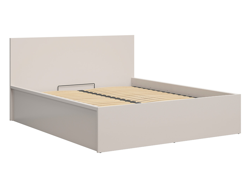 Łóżko Tetrix 160x200 ze stelażem i pojemnikiem kaszmir 823883