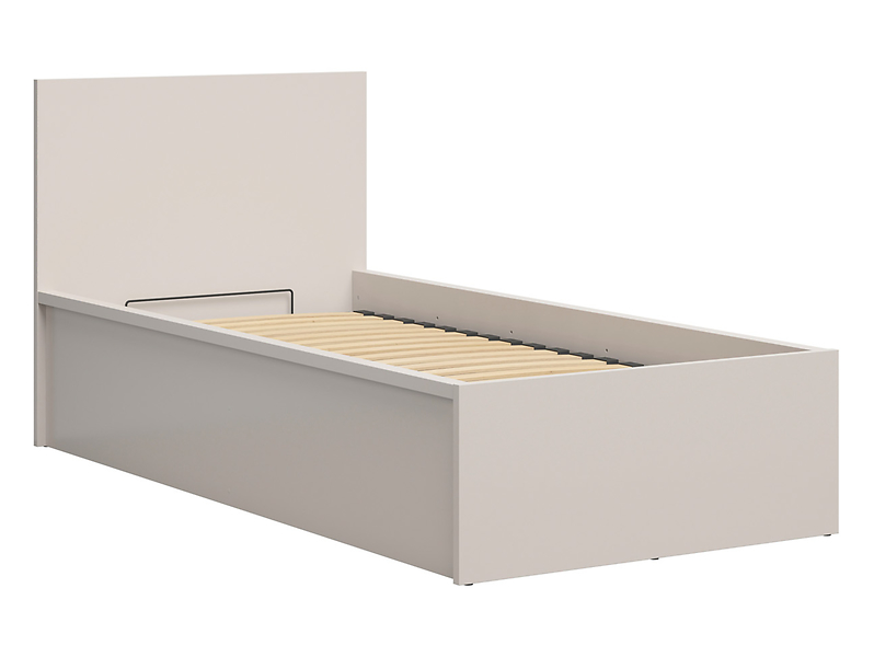 Łóżko Tetrix 90x200 ze stelażem i pojemnikiem kaszmir 824290